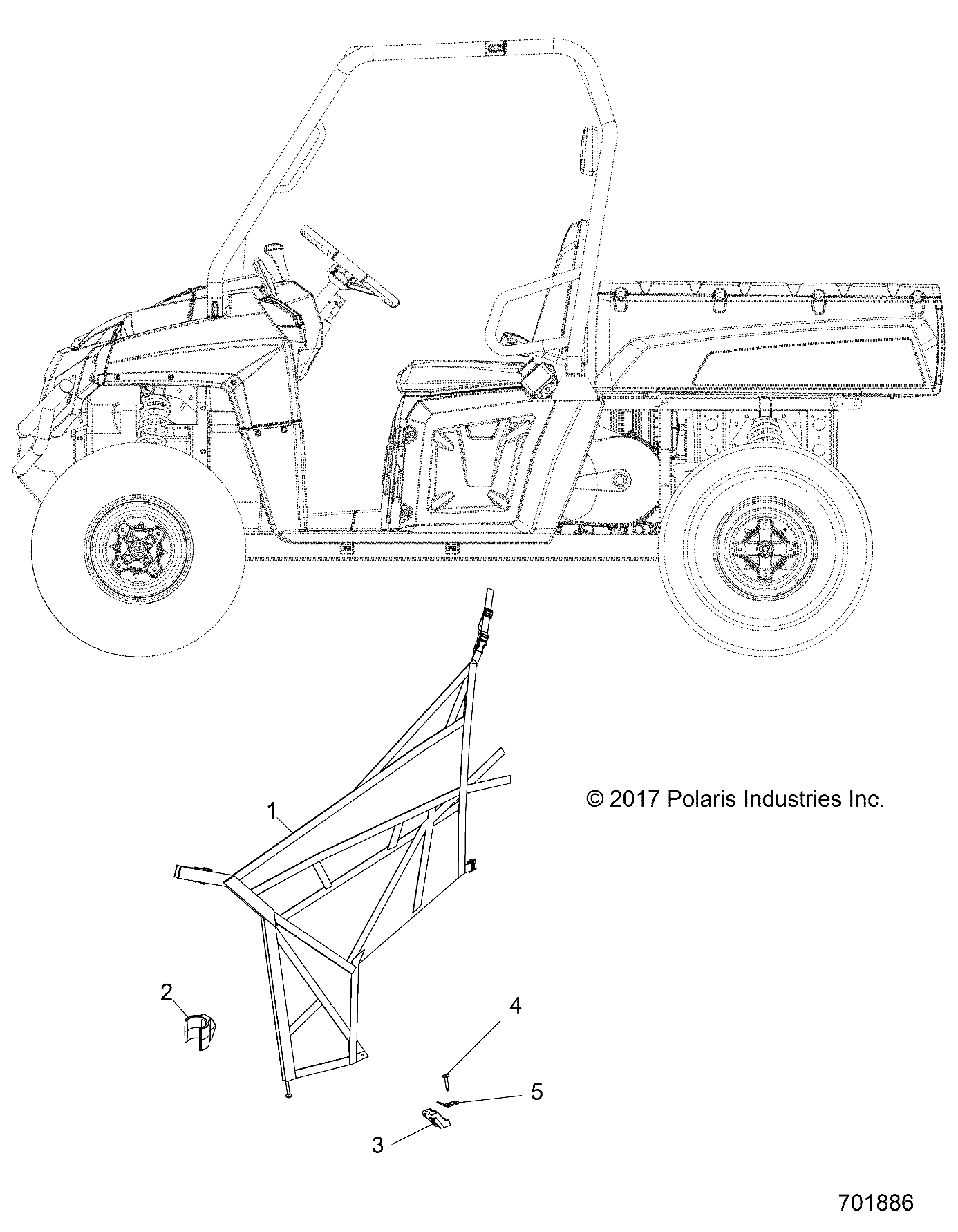 BODY, SIDE NETS - R18RCA57A1/A4/B4/B1/N1 (701886)