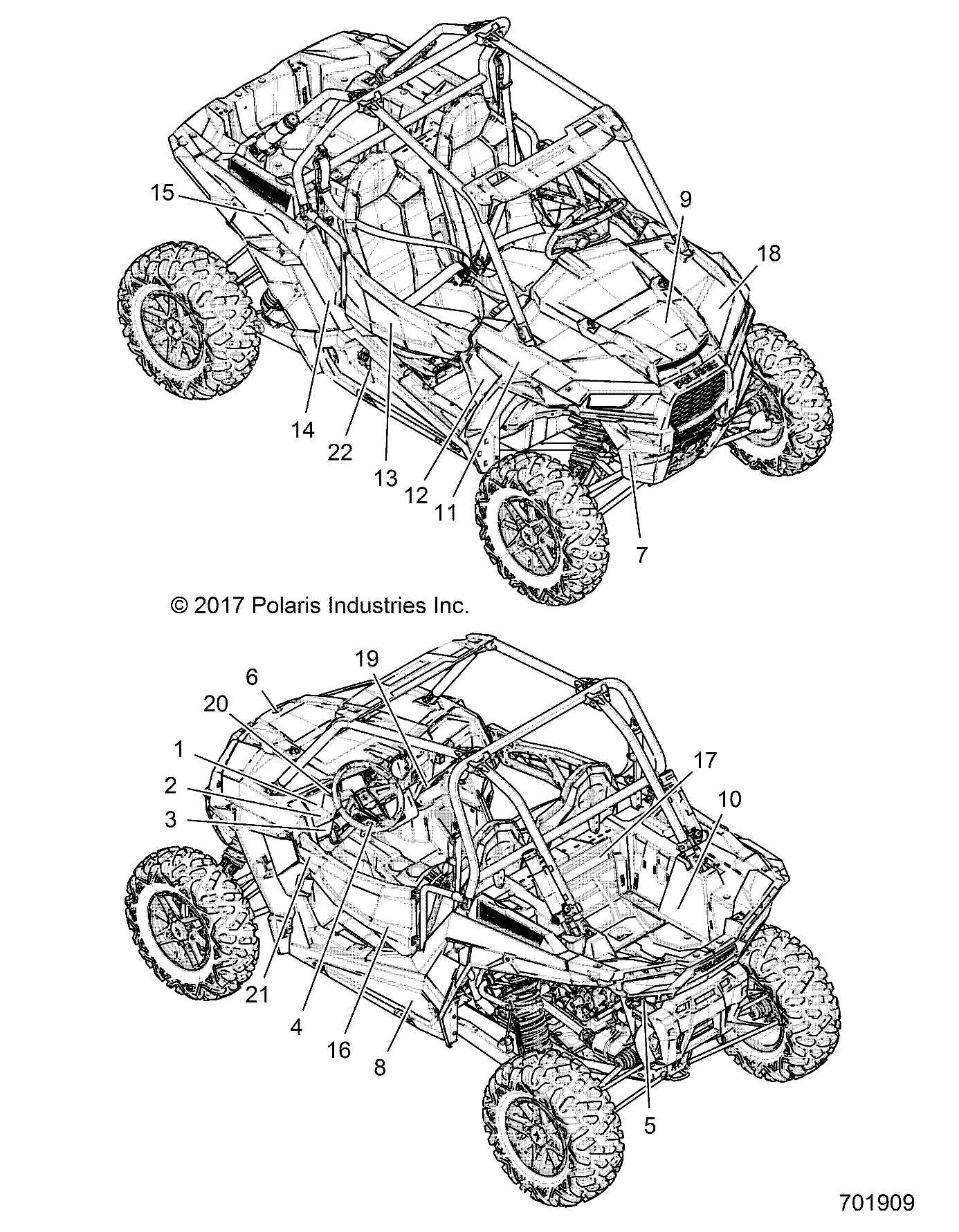 BODY, DECALS - Z18VDE92BB/BM/BS/BU/L92BK (701909)