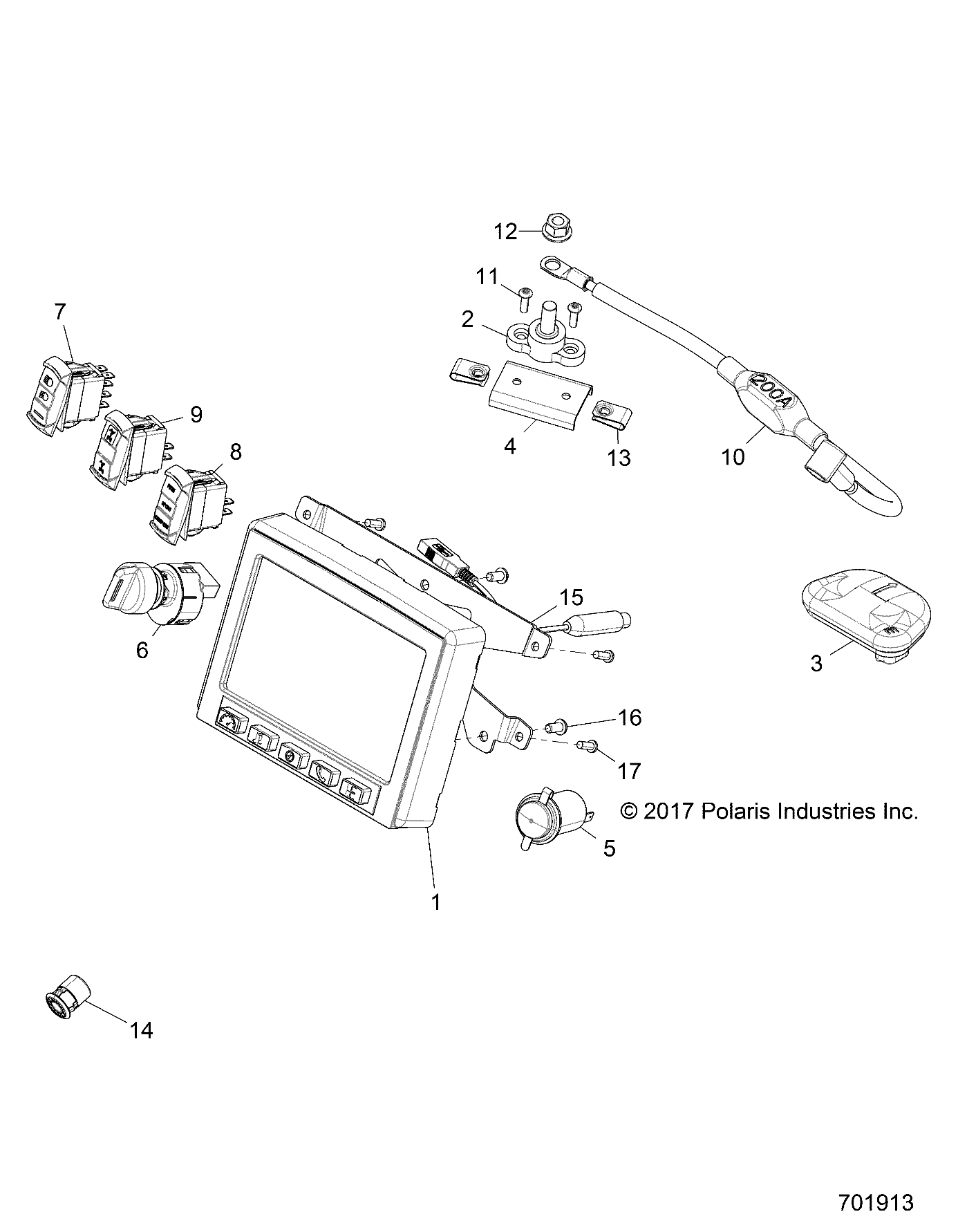 ELECTRICAL, DASH INSTRUMENTS AND CONTROLS - Z18VDL92NK (701913)