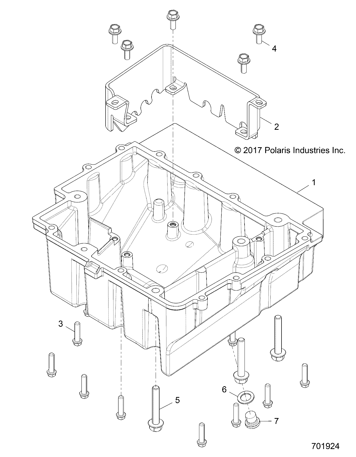 ENGINE, OIL PAN - Z19VPE92AM/BM (701924)