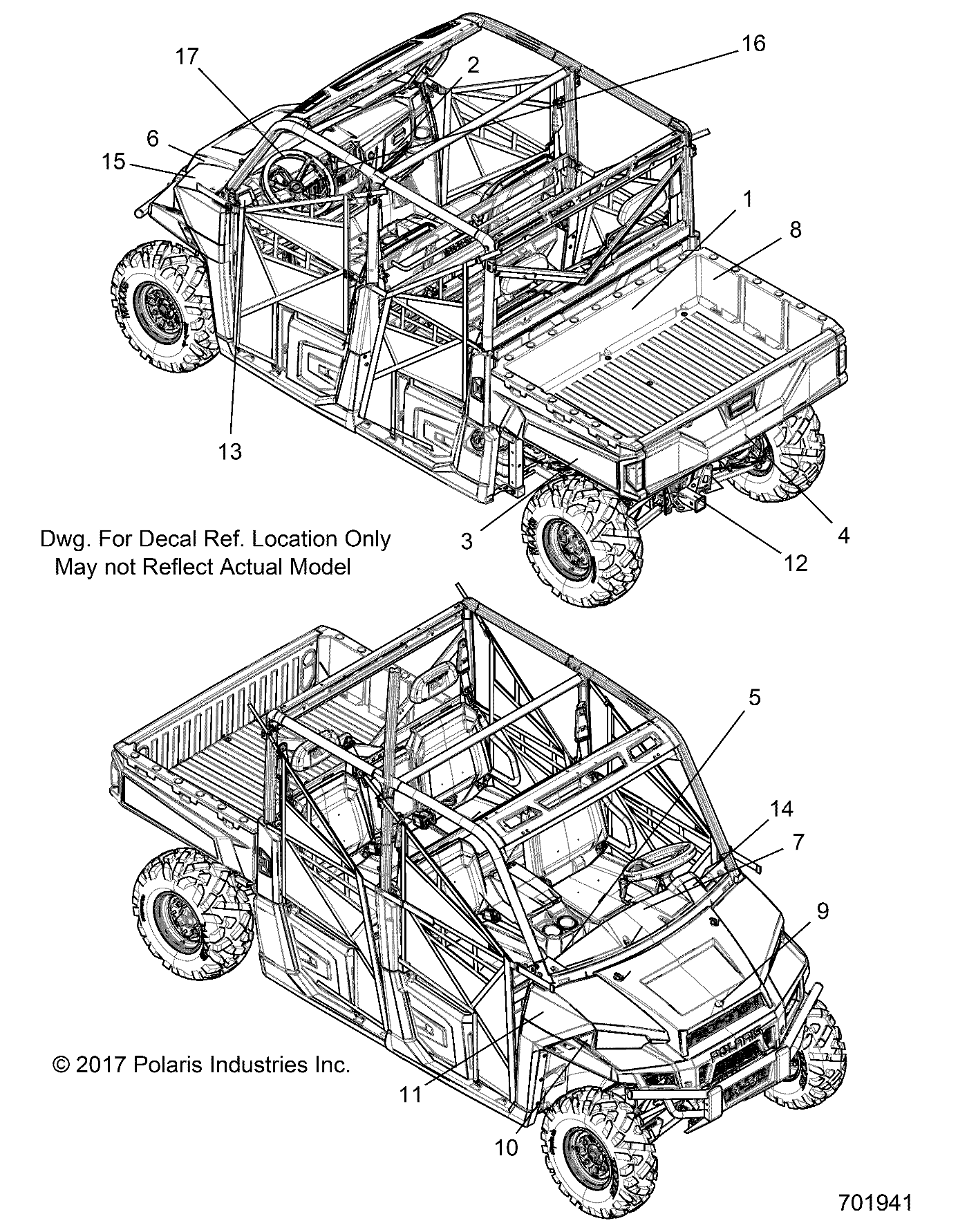 BODY, DECALS - R18RVU99AS (701941)