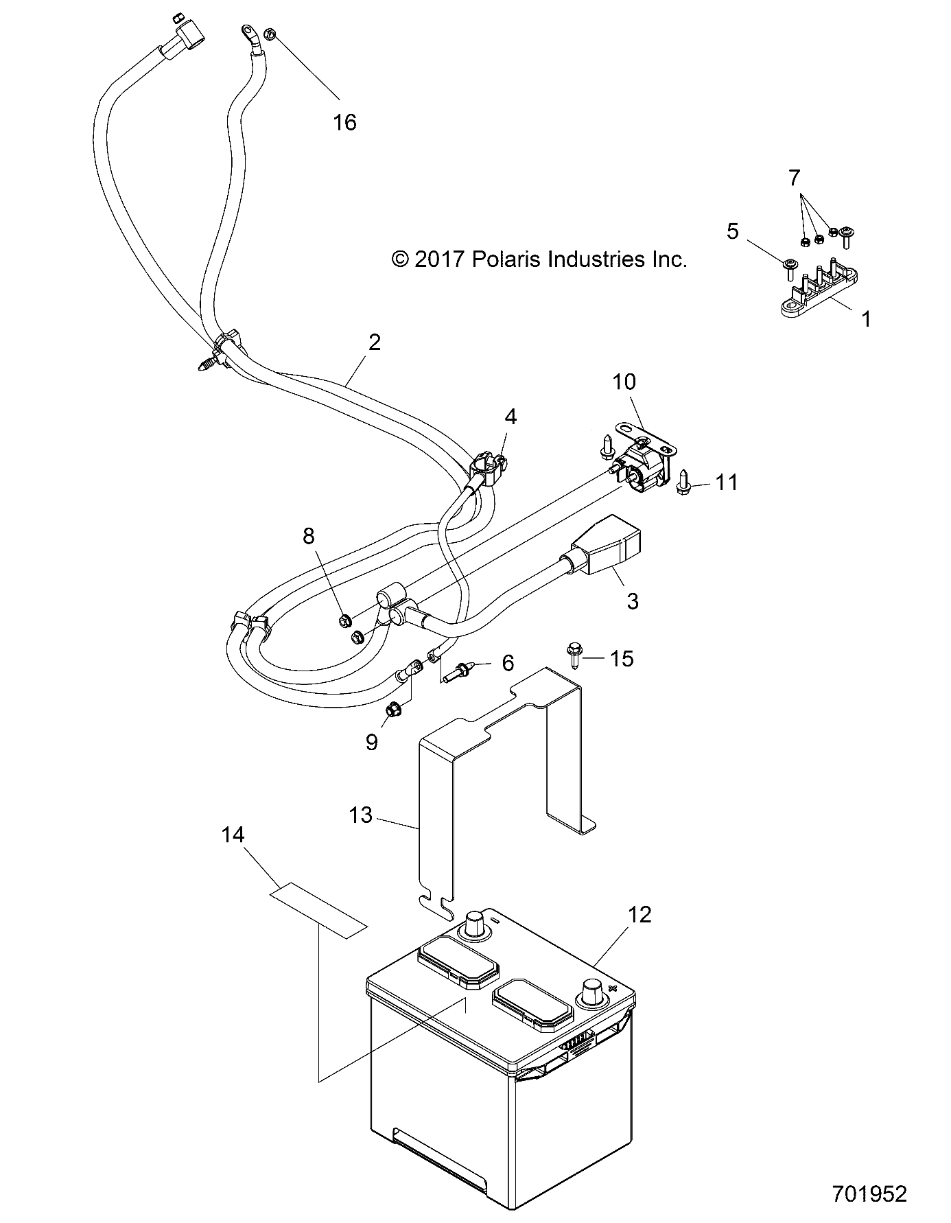 ELECTRICAL, BATTERY - R18RVU99AS OPTIONS (701952)