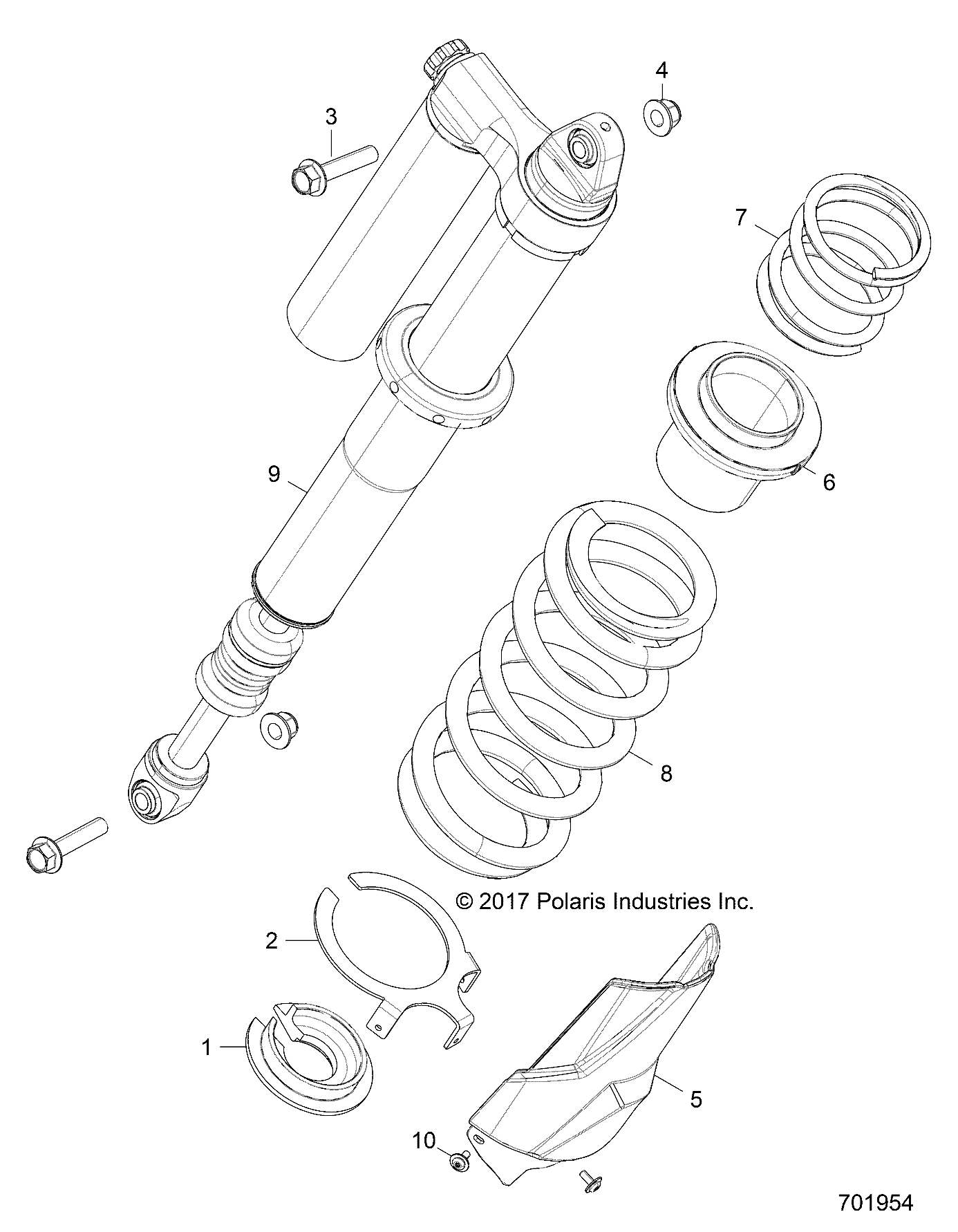 SUSPENSION, REAR SHOCK MOUNTING - Z18VFE92NB/NU (701954)