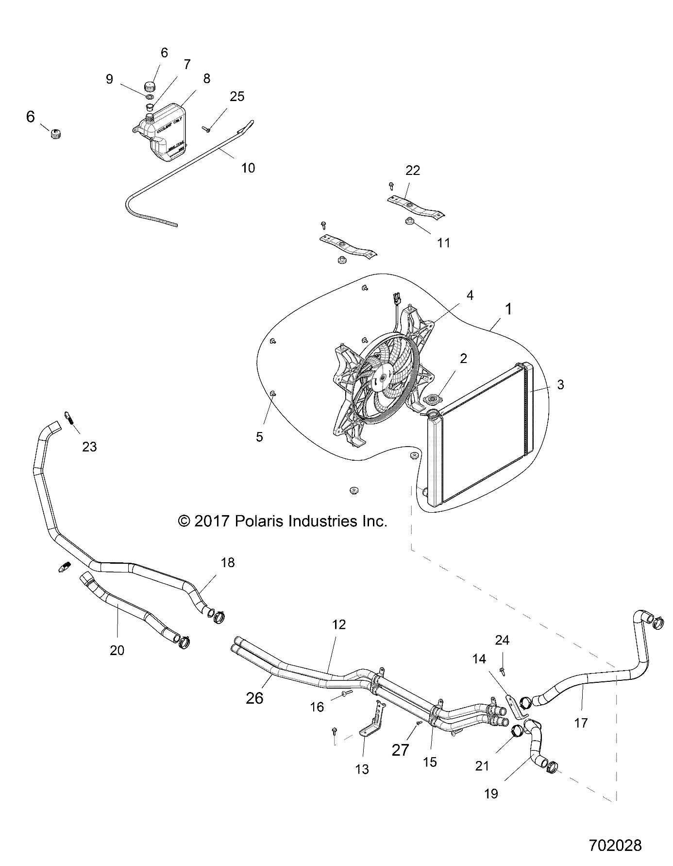 ENGINE, COOLING SYSTEM - Z18VDE99AK/AW/AJ/BJ/BK/BW/LW/K99AK/BK/M99AL/R99AL/BL (702028)