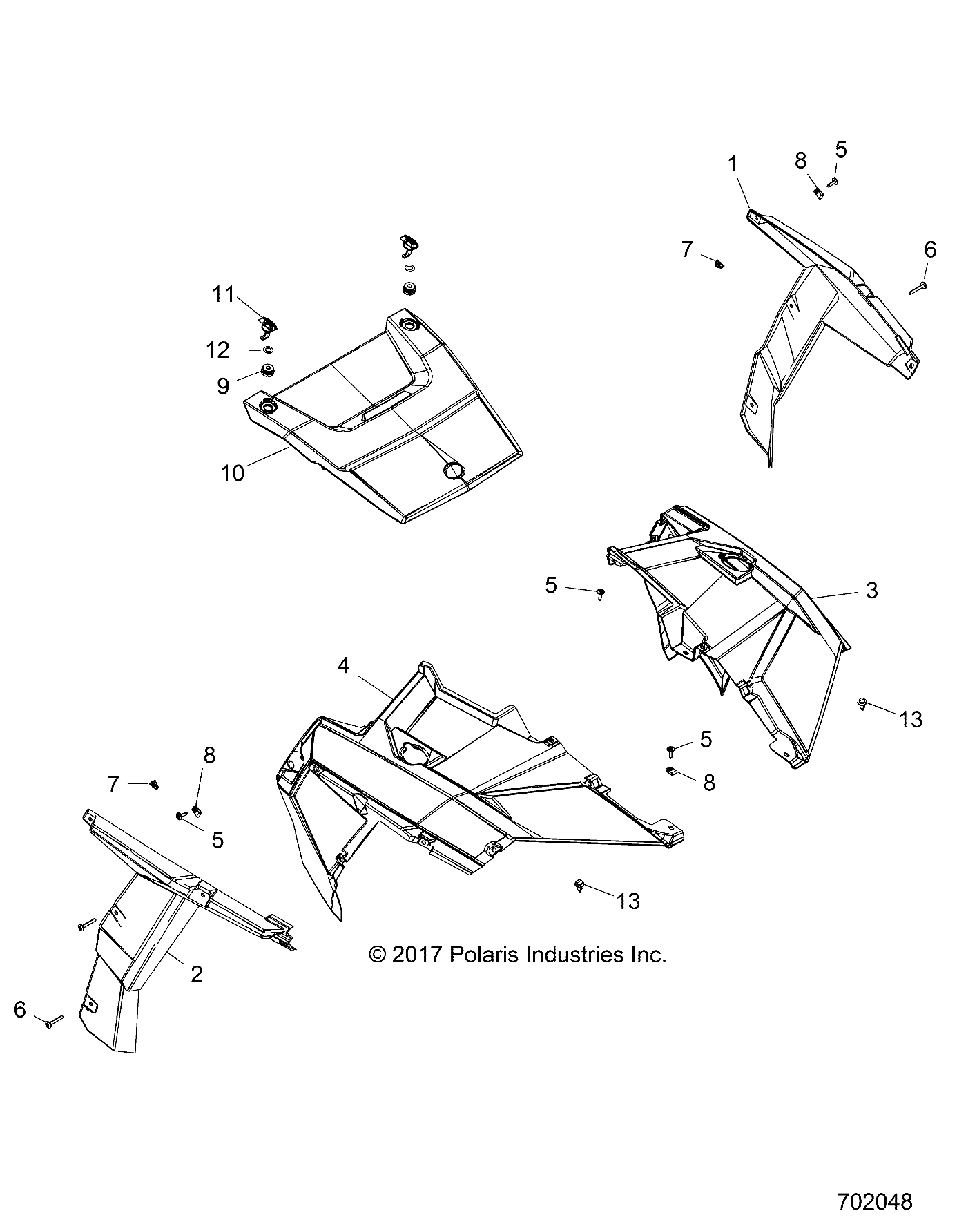 BODY, HOOD AND FRONT BODY WORK - Z18VAA87B2/E87BM/BW (702048)