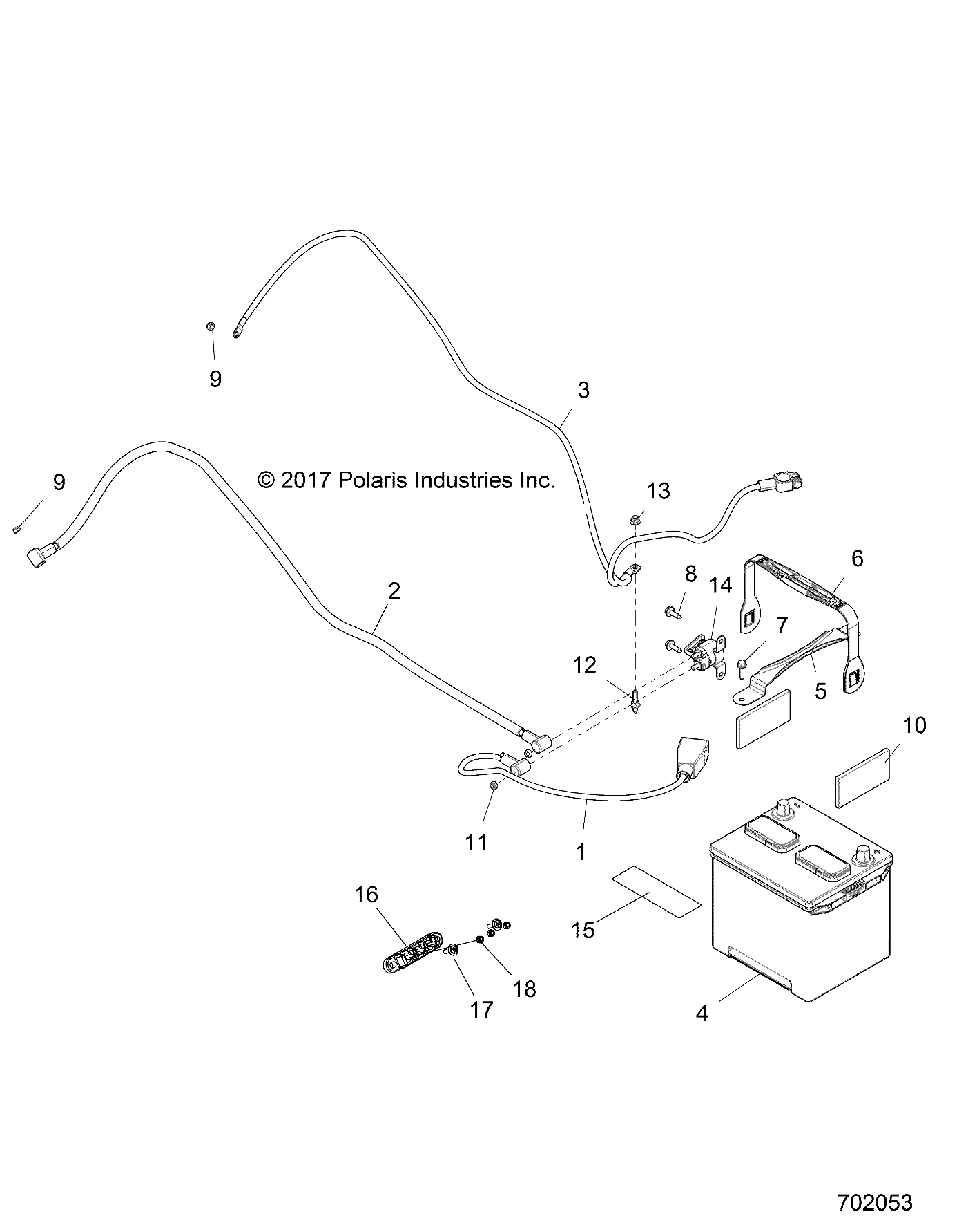 ELECTRICAL, BATTERY - Z19VAA87A2/E87AK/AR/AA (702053)