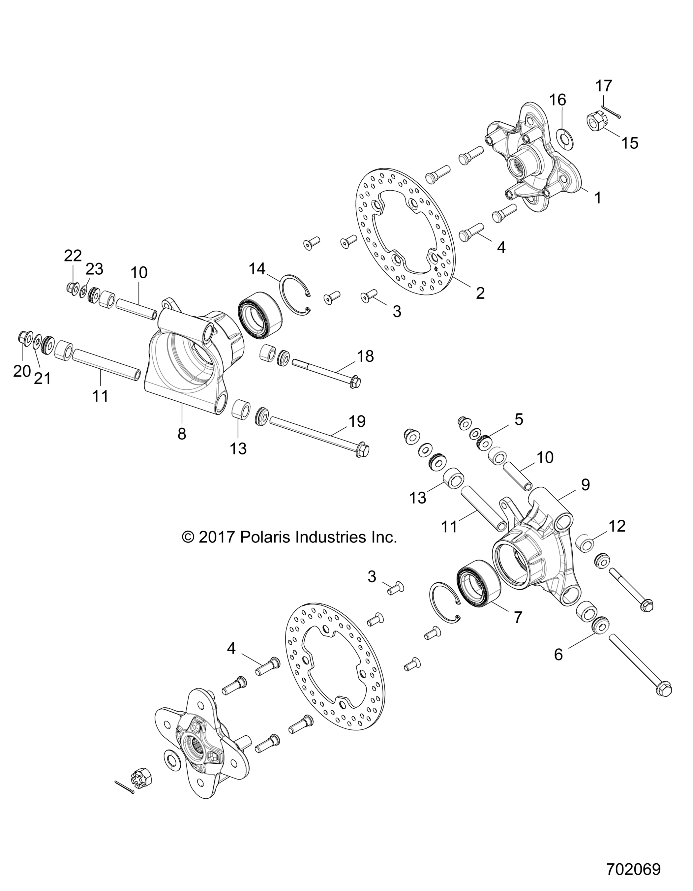 SUSPENSION, REAR CARRIER - Z18VBA87B2/E87BK/BU/LK/BR (702069)