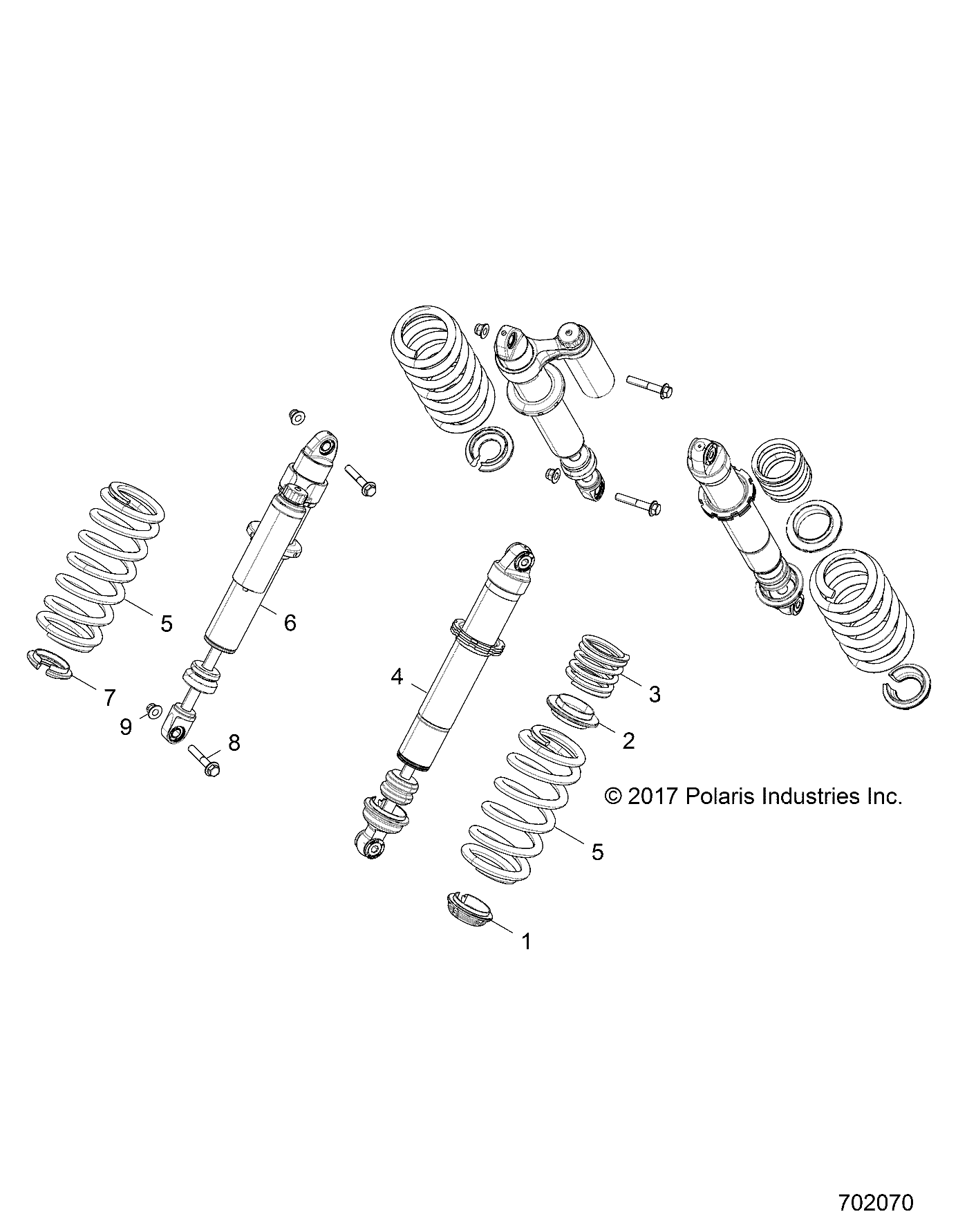 SUSPENSION, REAR SHOCK MOUNTING - Z19VBA87A2/E87AG/AK/LG (701144)