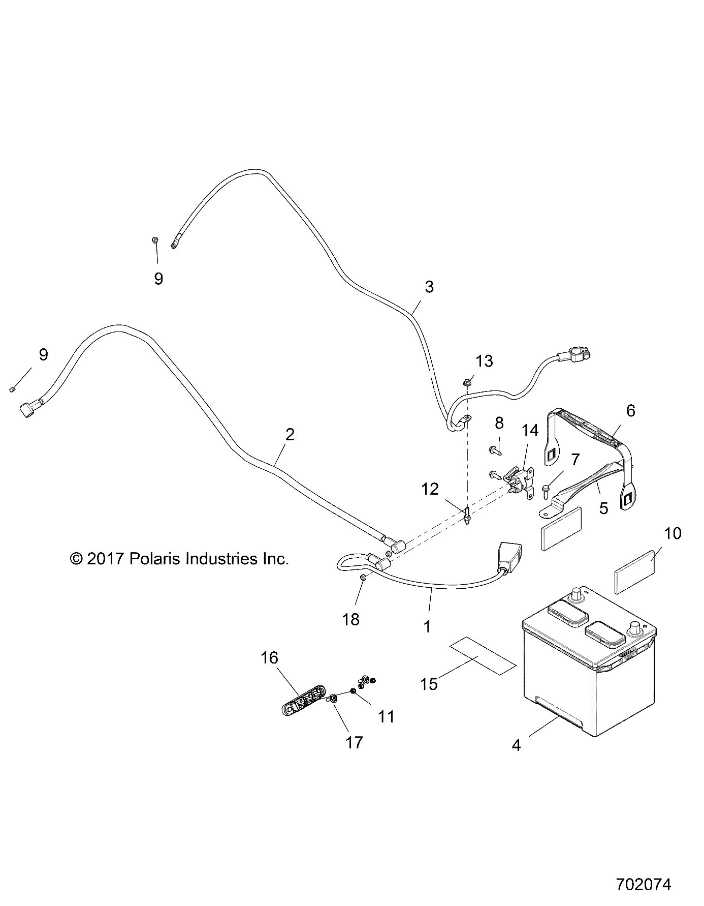 ELECTRICAL, BATTERY - Z19VCE99AM (702074)