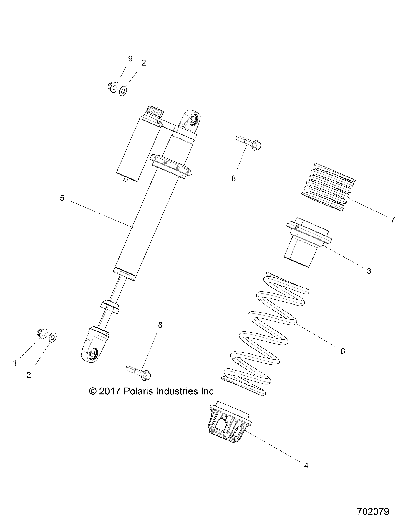 SUSPENSION, FRONT SHOCK MOUNTING - Z18VDS92CF/CU (702079)