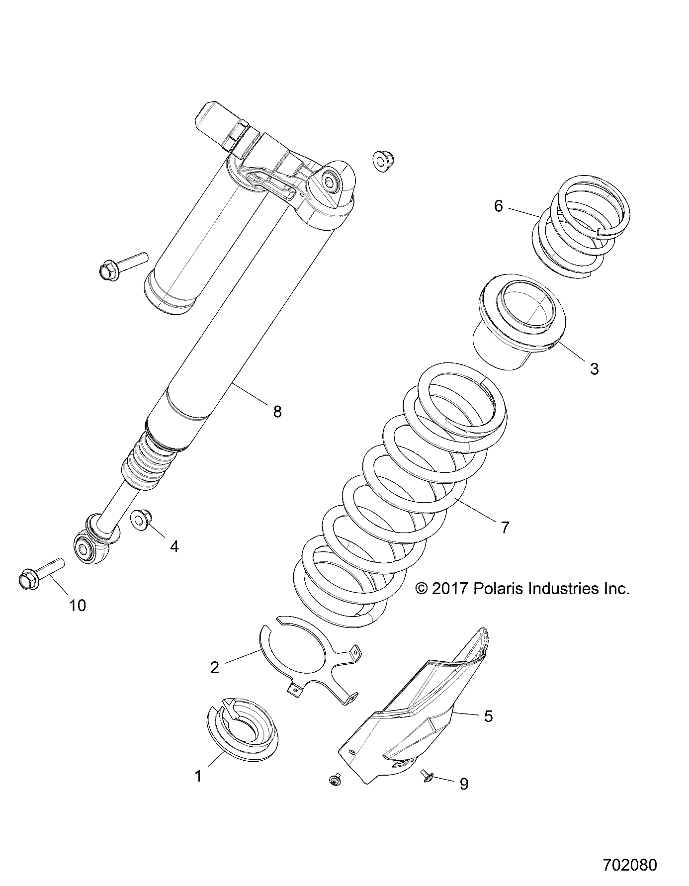 SUSPENSION, REAR SHOCK MOUNTING - Z18VDE92NB/NU/LNK (702080)