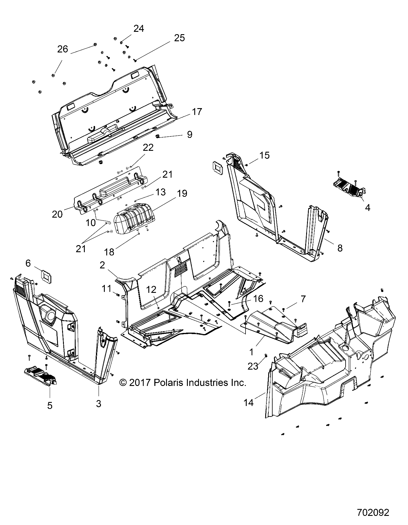 BODY, FLOOR and FENDERS - R21MAA57F1/F9/SF1/F9/C1/C9/CK (702092)