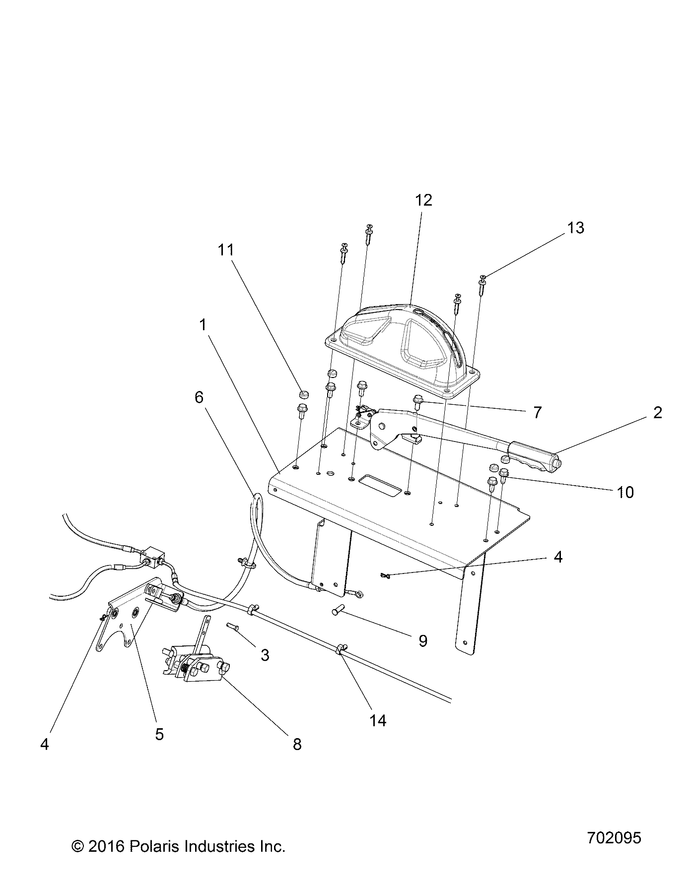 BRAKES, PARK BRAKE ASM. - R19RMAE4N8 (702095)