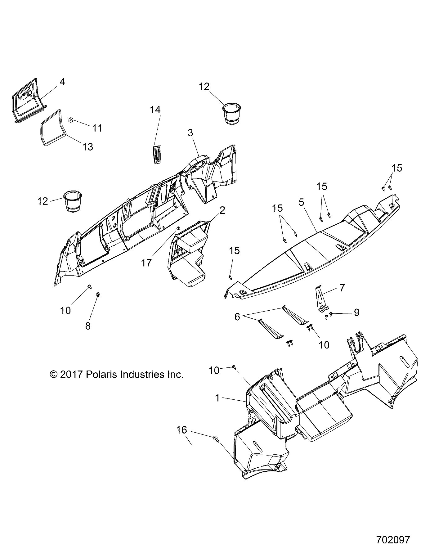 BODY, DASH - R18RTE87F1/S87C1/F1 (702097)