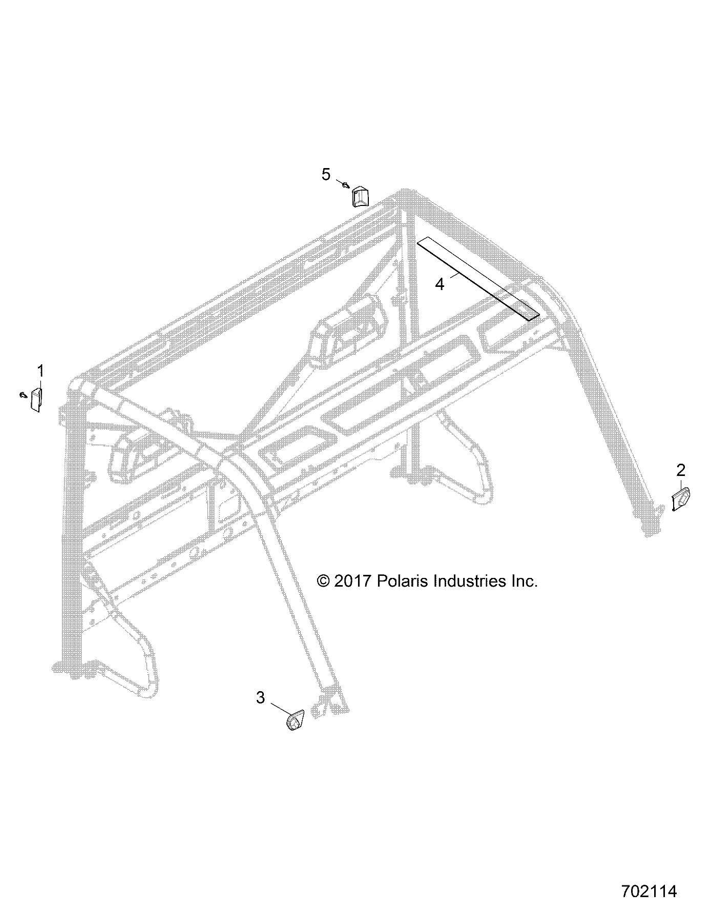 CHASSIS, EDGE COVERS - R18RTSD1C1 (702114)