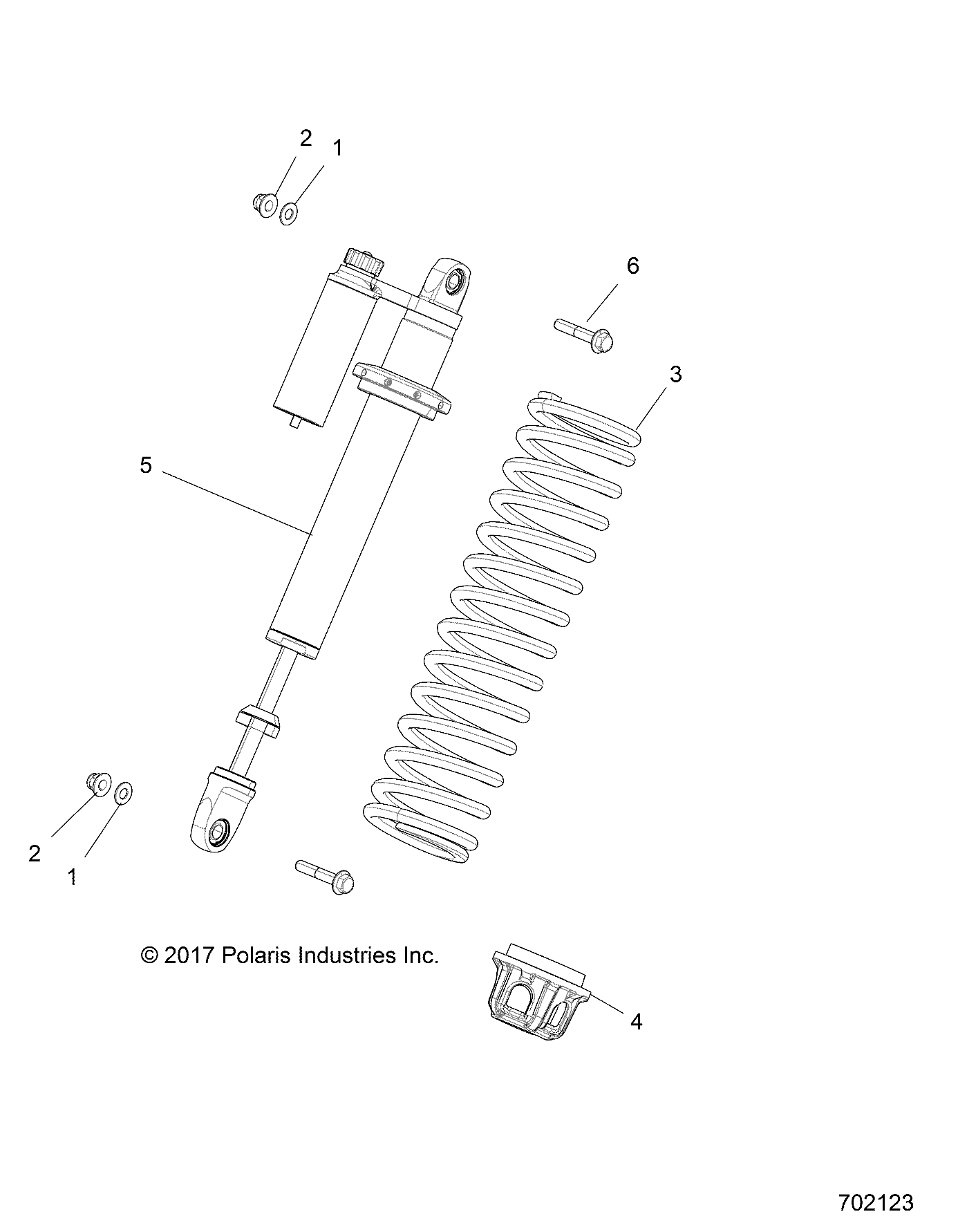 SUSPENSION, FRONT SHOCK MOUNTING - Z18VDE99NK (702123)