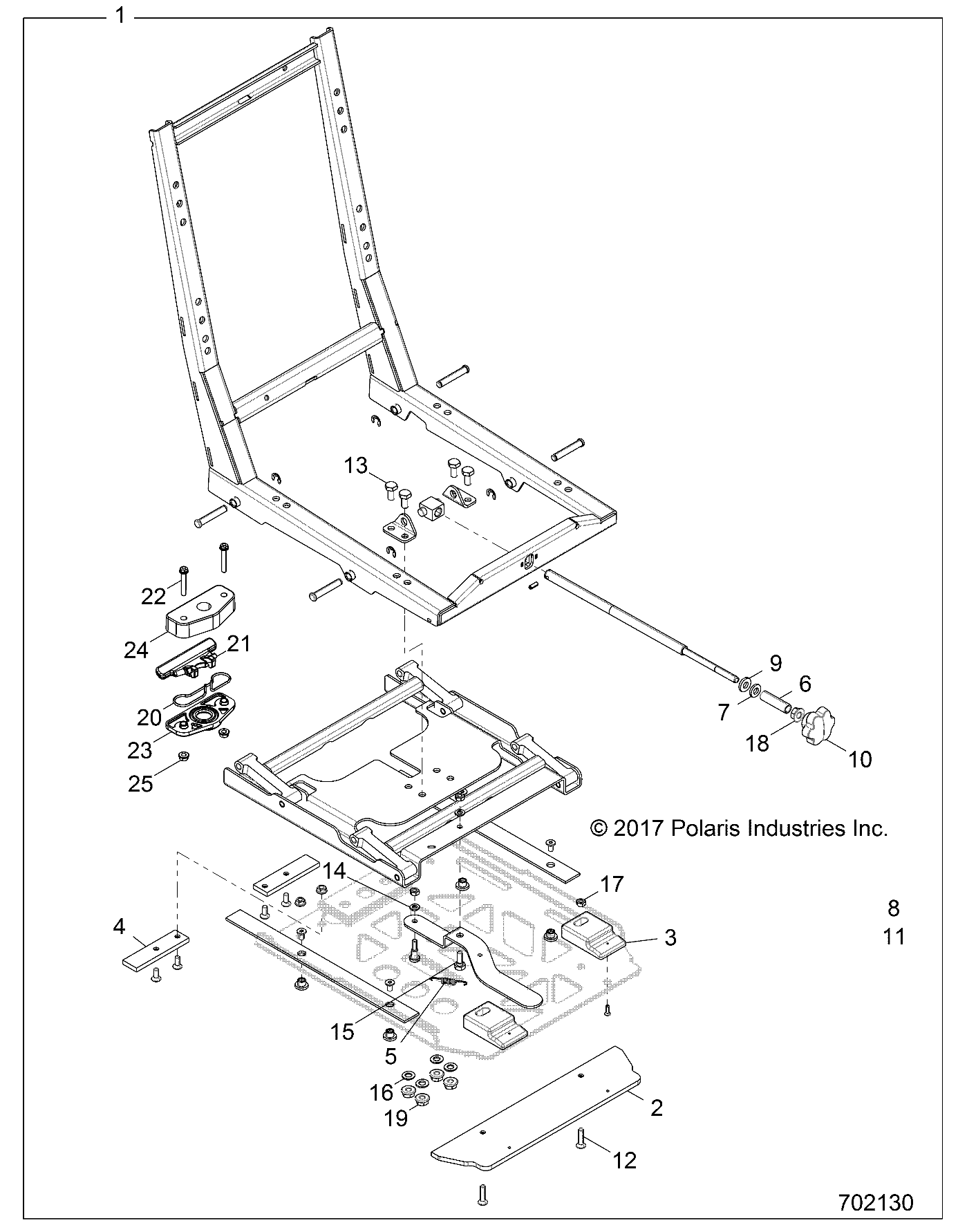 BODY, SEAT BASE ADJUSTER - Z18VDS92C2/CU (702130)