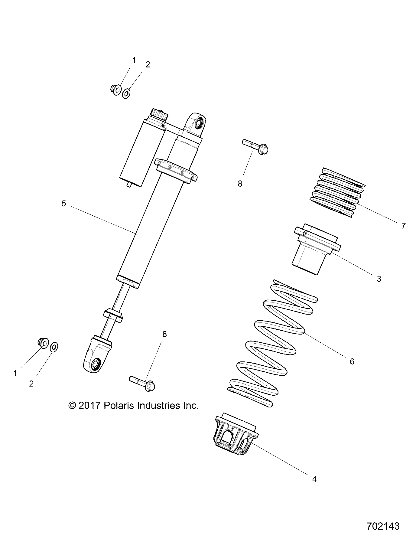 SUSPENSION, FRONT SHOCK MOUNTING - Z19VFE99NK (702143)