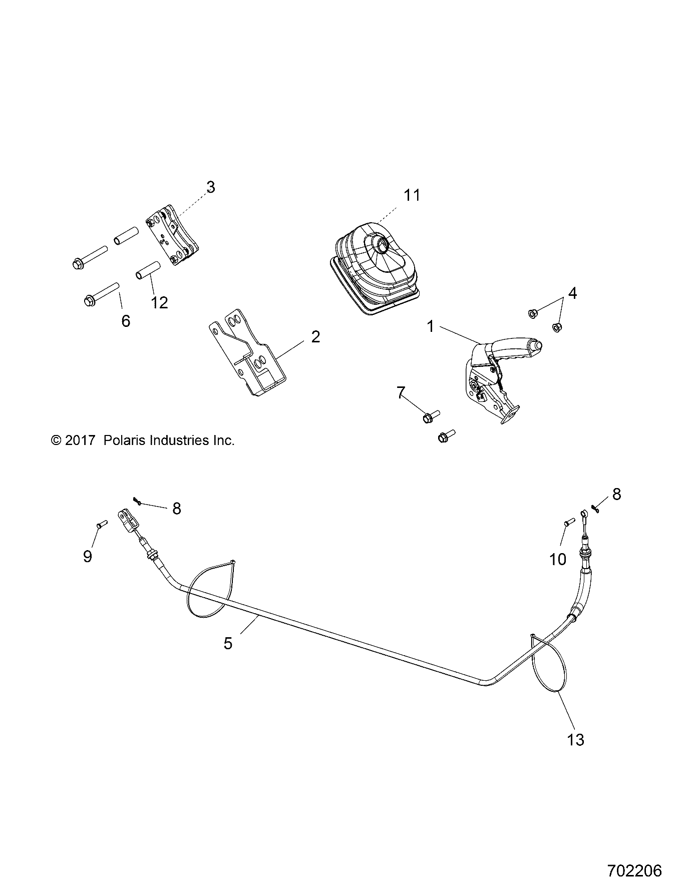 BRAKES, PARK AND SHIFTER - R19RME57D7 (702206)