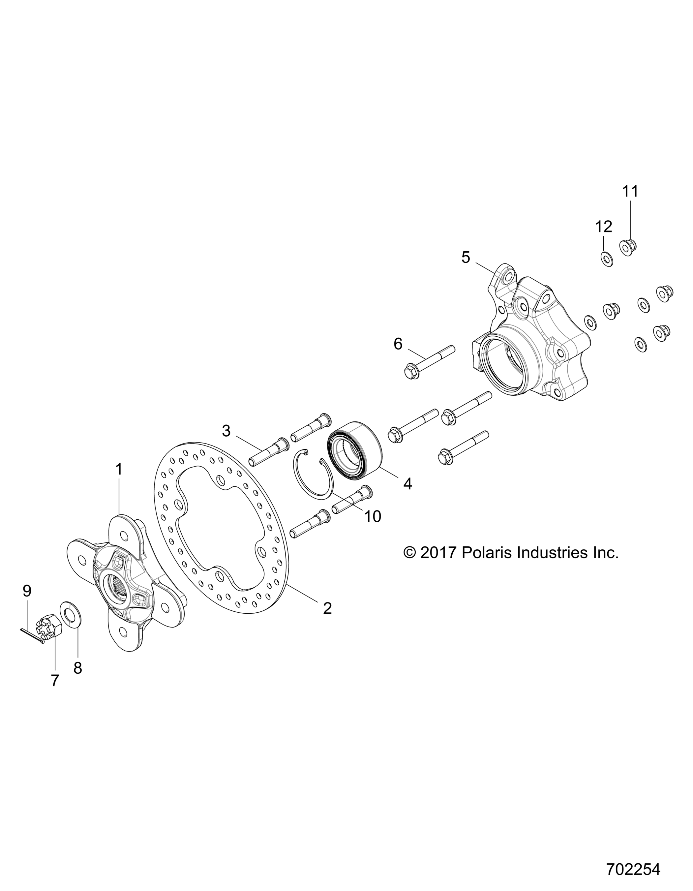 SUSPENSION, REAR CARRIER - Z18VFE99NK (702254)