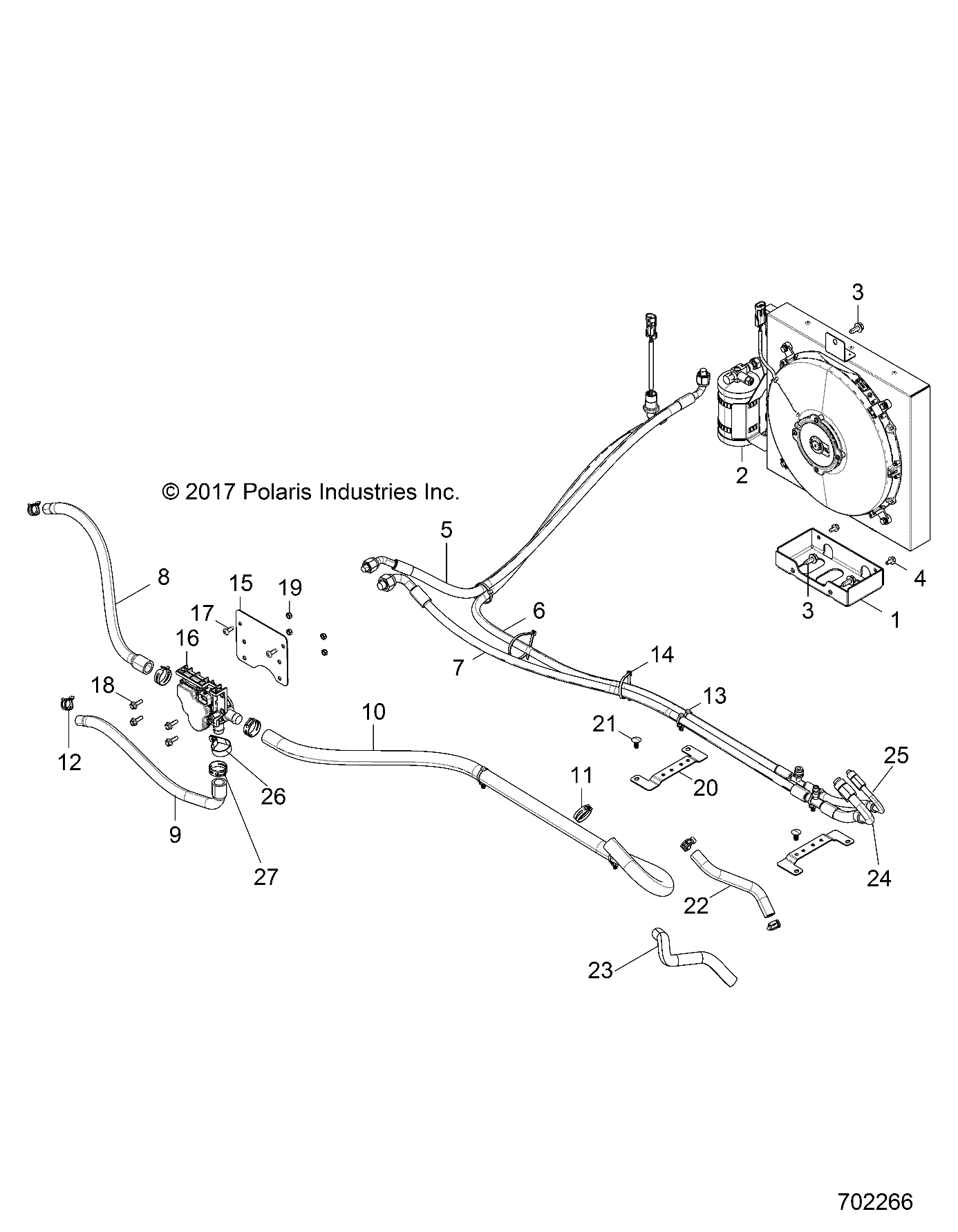 BODY, HVAC ROUTINGS - R18RVU99AS (702266)