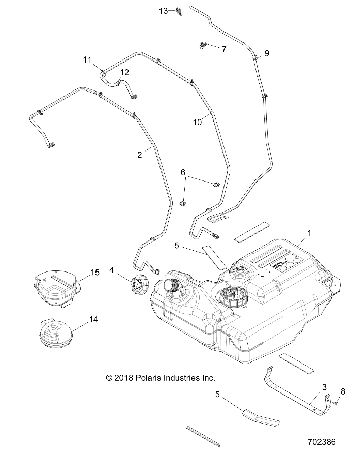 BODY, FUEL TANK - Z18VDS92CF/CU (702386)