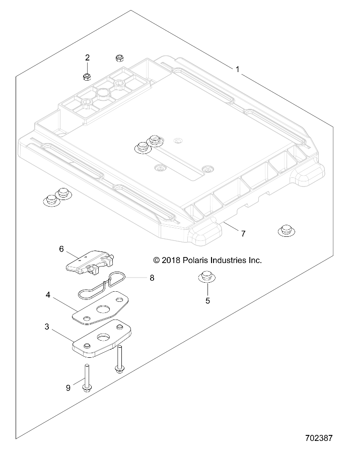 BODY, SEAT BASE - Z18VDS92CF/CU (702387)