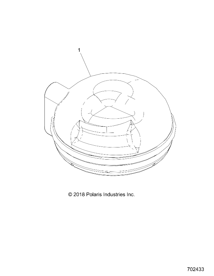 BODY, FUEL PFA COVER - Z17VBE99AR/AL/AE (702433)