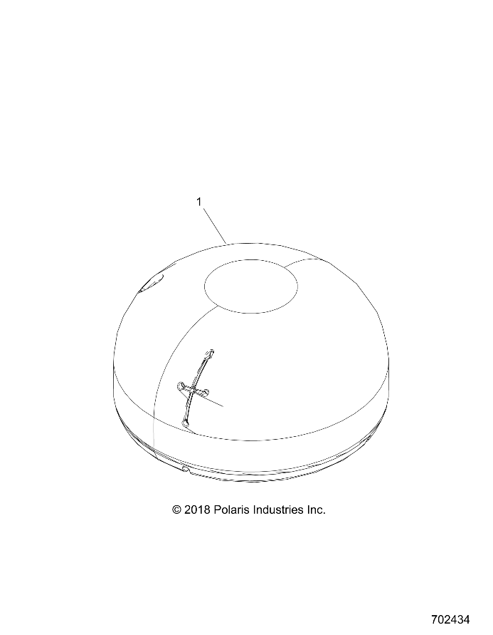 BODY, FUEL PFA COVER - Z18VHE57BV (702434)