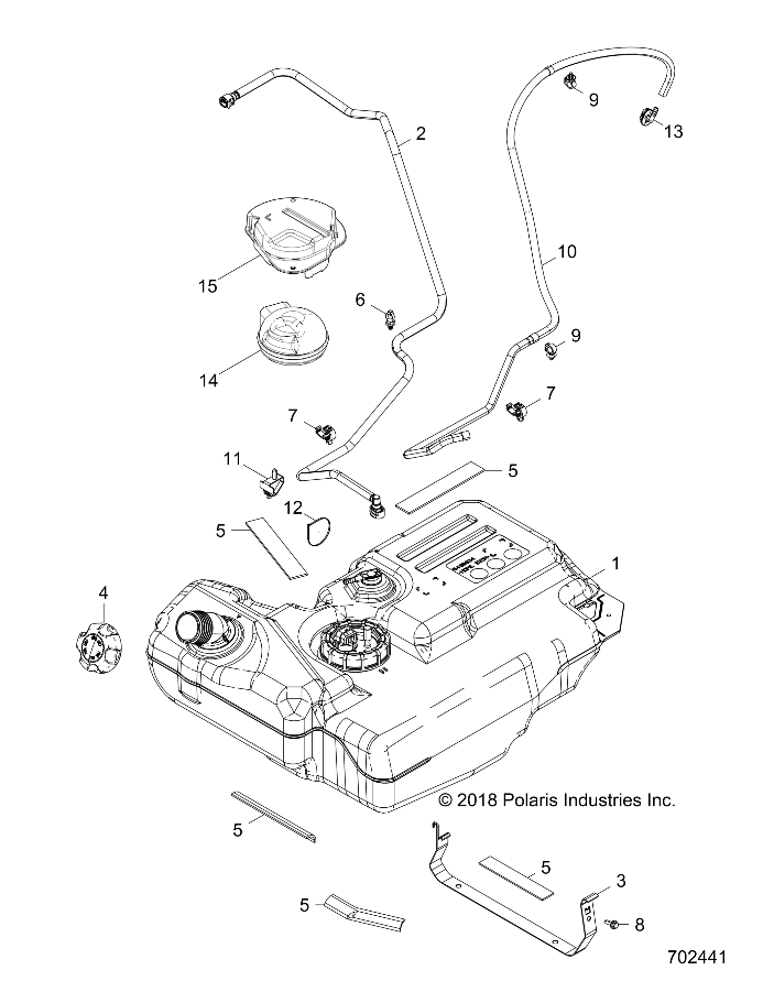 BODY, FUEL TANK - Z19VBA87A2/E87AG/AK/LG (702441)