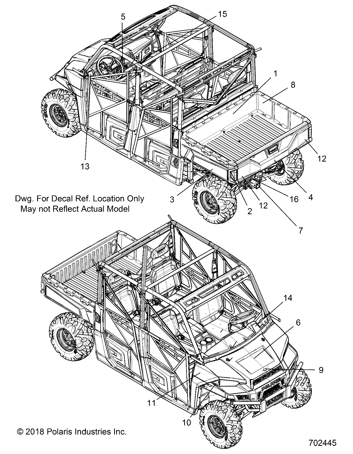 BODY, DECALS - R20RSW99AA/AP/AX/A9 (702445)