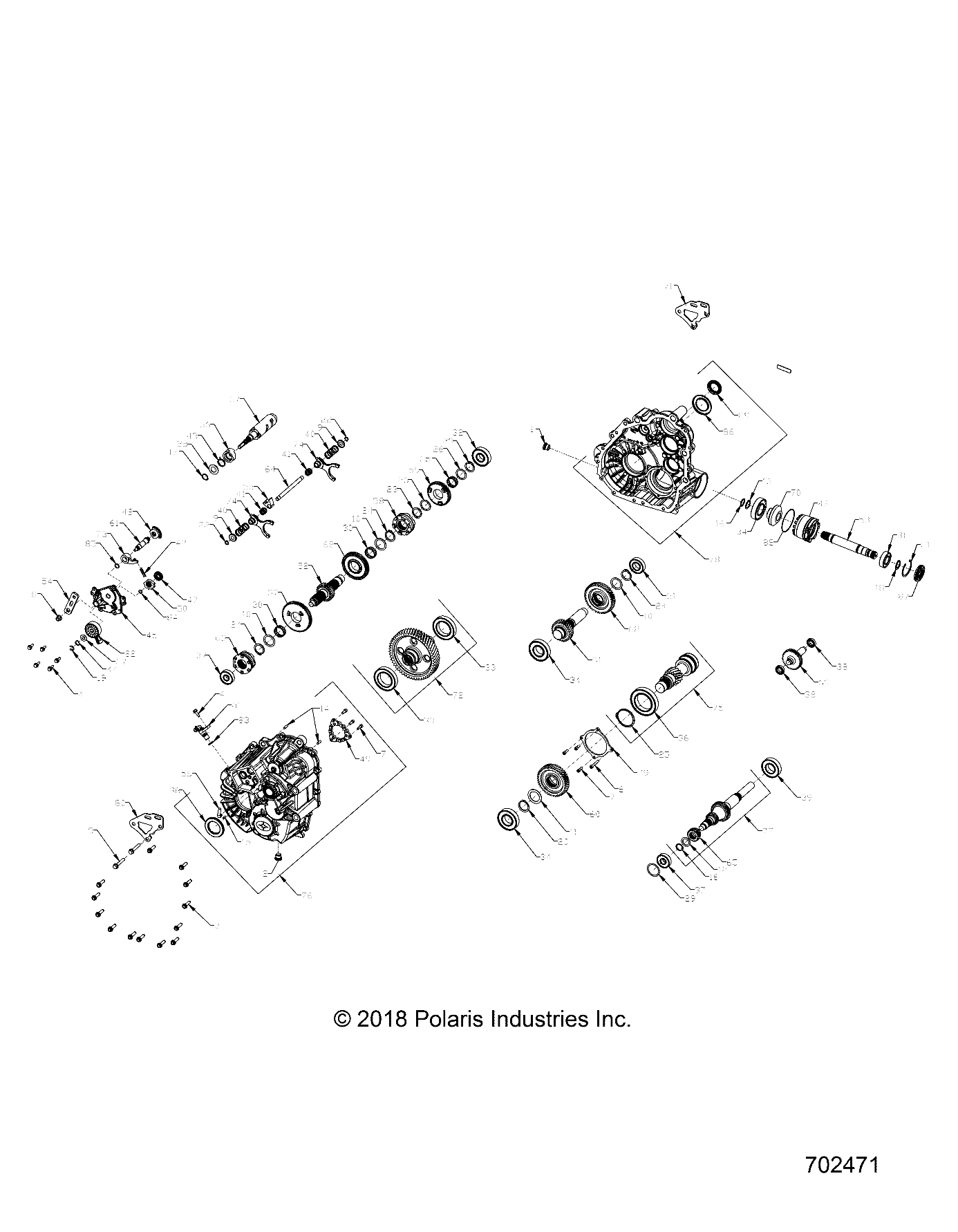 DRIVE TRAIN, MAIN GEARCASE INTERNALS - R19RRM99AL (702471)