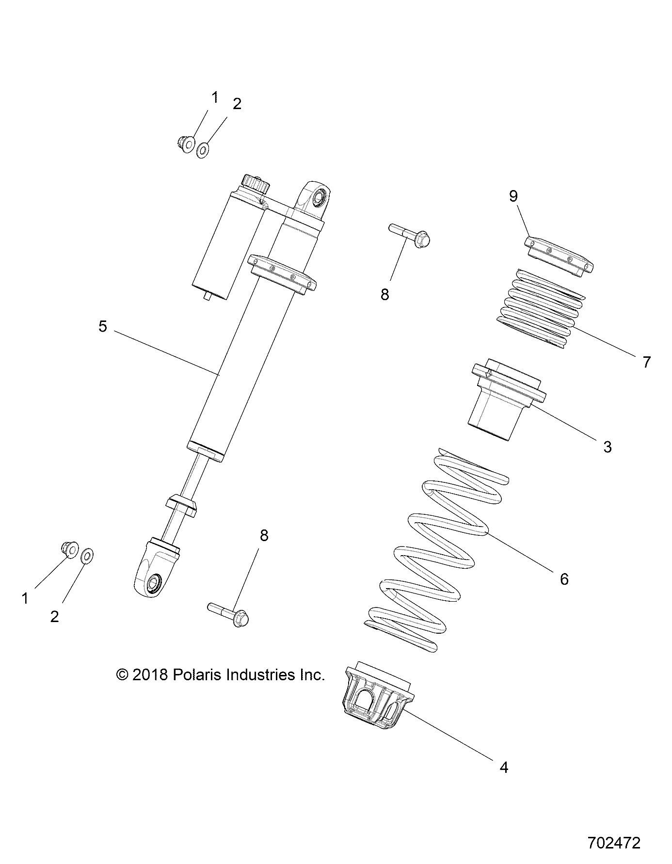 SUSPENSION, FRONT SHOCK MOUNTING - Z20N4E99AC/AL/AN/BC/BL/BN/M99AL/K99AF/AK/BF/BK (702472)