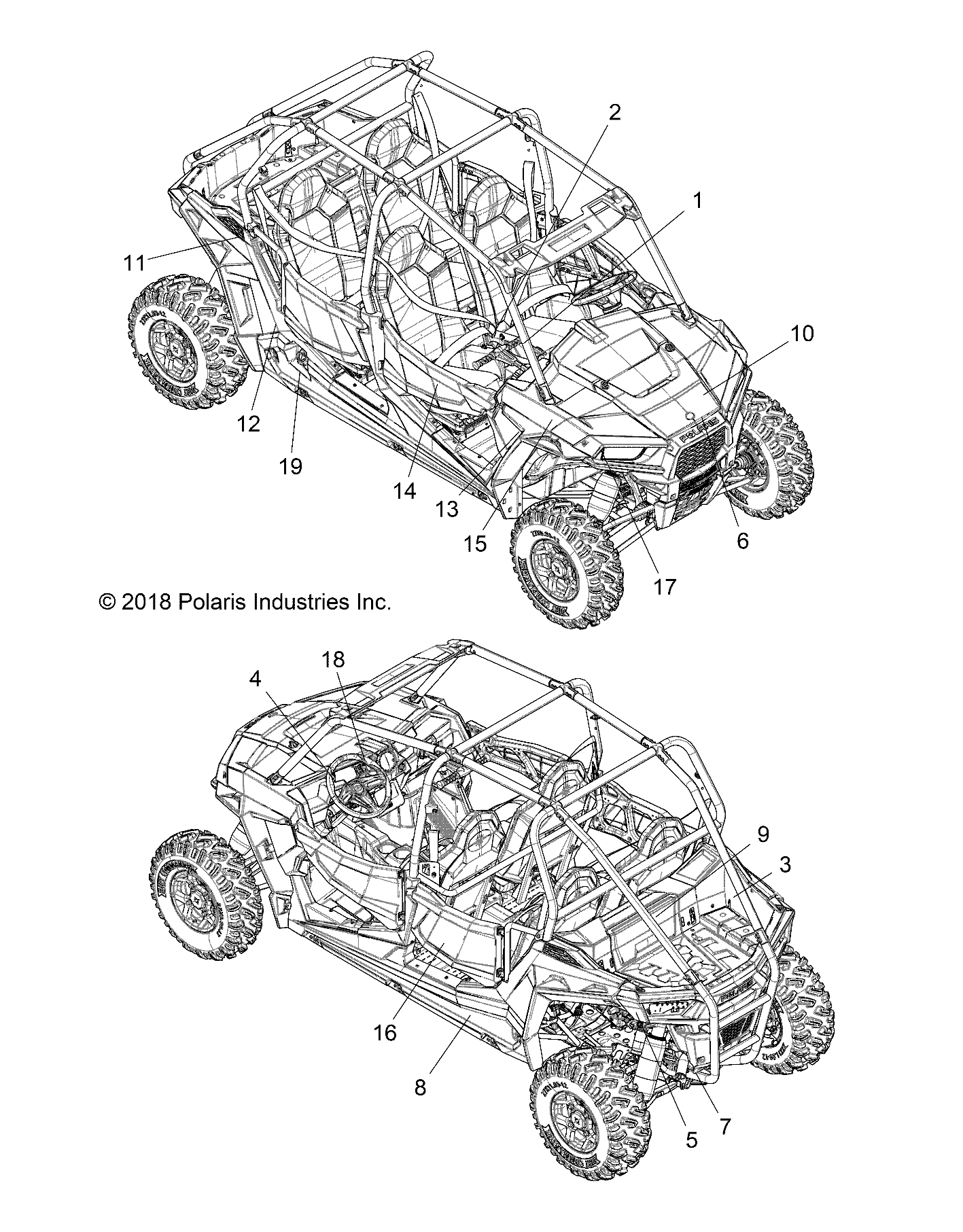 BODY, DECALS - Z19VCE99AM (702476)