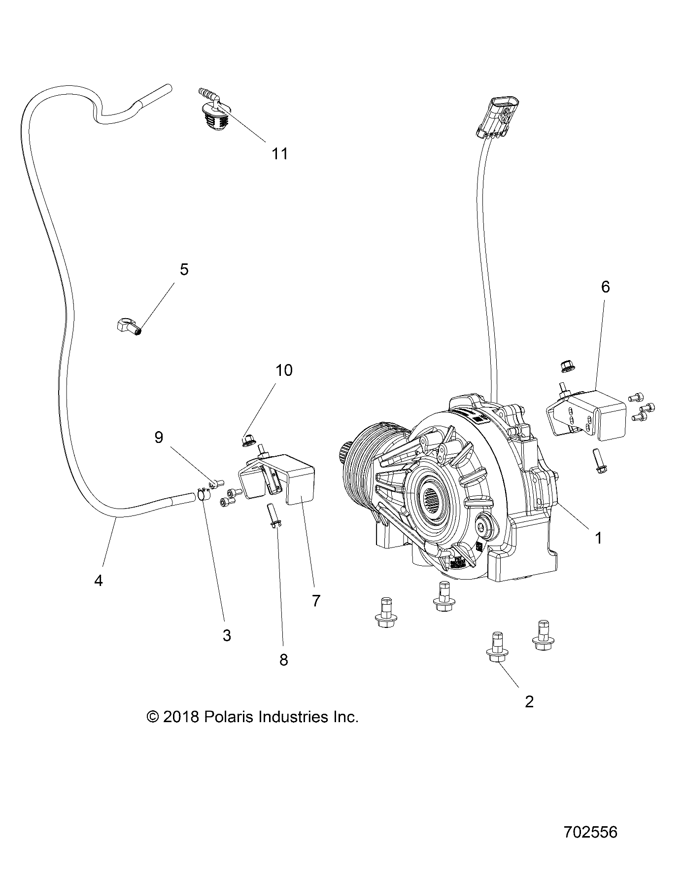 DRIVE TRAIN, FRONT GEARCASE MOUNTING - R19RRP99CC/FC (C702556)