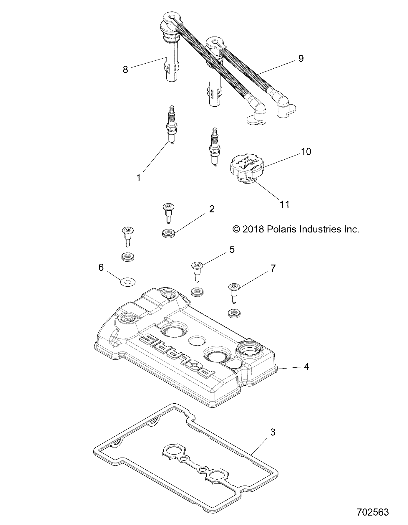 ENGINE, VALVE COVER - Z19VBE99F2/S99C2/CM (702563)