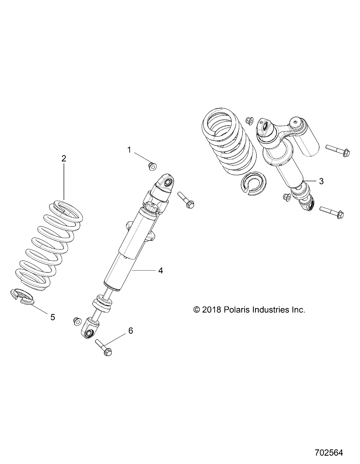 SUSPENSION, REAR SHOCK MOUNTING - Z19VBE99F2/S99C2/CM (702564)