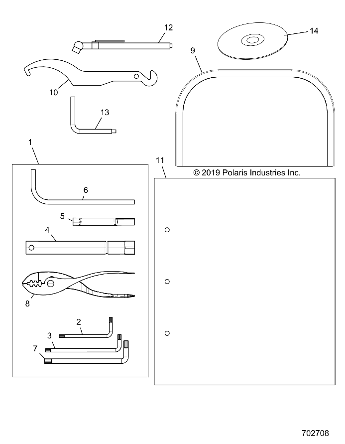 REFERENCE, OWNERS MANUAL AND TOOL KIT - R20RRE99J1 (702708)