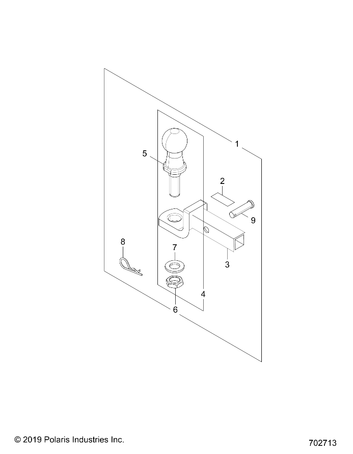 BODY, HITCH, TRACTOR - Z20NAS99CC (702713)