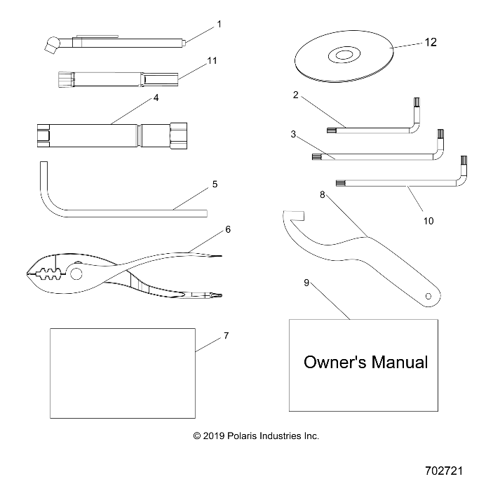 REFERENCE, OWNERS MANUAL AND TOOL KIT - Z20NAE99FC/E99NC/S99CC/S99FC (702721)