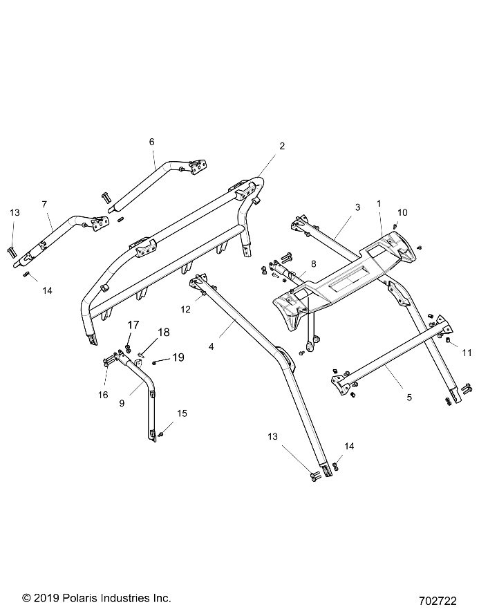 CHASSIS, CAB FRAME - Z20NAE99FC/E99NC/S99CC/S99FC (702722)