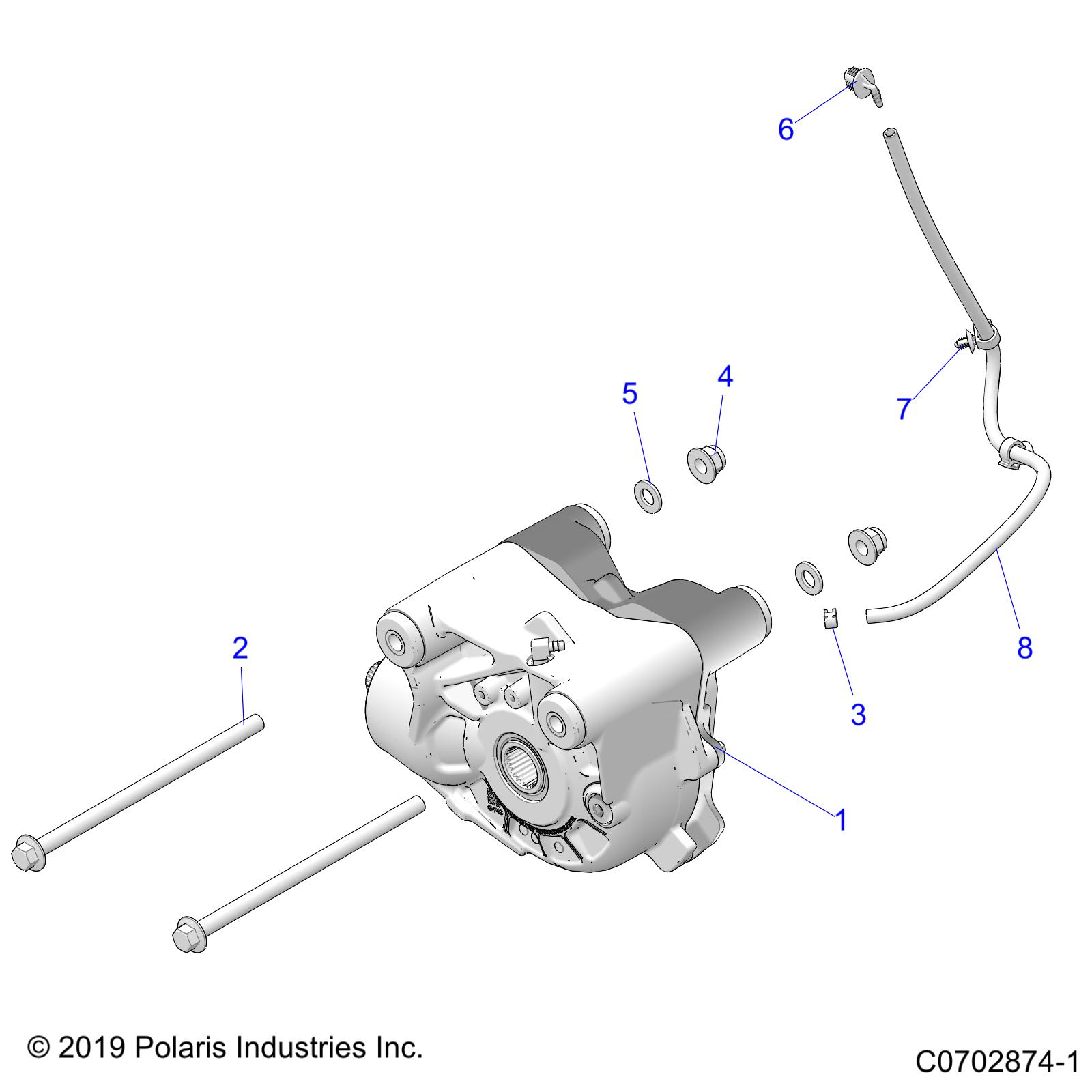 DRIVE TRAIN, FRONT GEARCASE MOUNTING - Z22RAC92AF (C0702874-1)