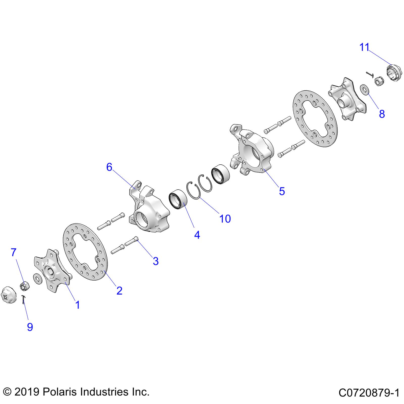 SUSPENSION, REAR CARRIER AND HUB - Z20RAB92LR/D92LC/E92LT (C0702879-1)