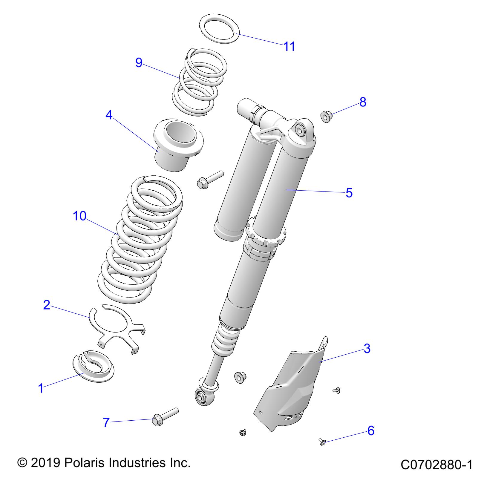 SUSPENSION, REAR SHOCK MOUNTING, ULTIMATE - Z21RAD92AC/AM/BC/BM (C0702880-1)