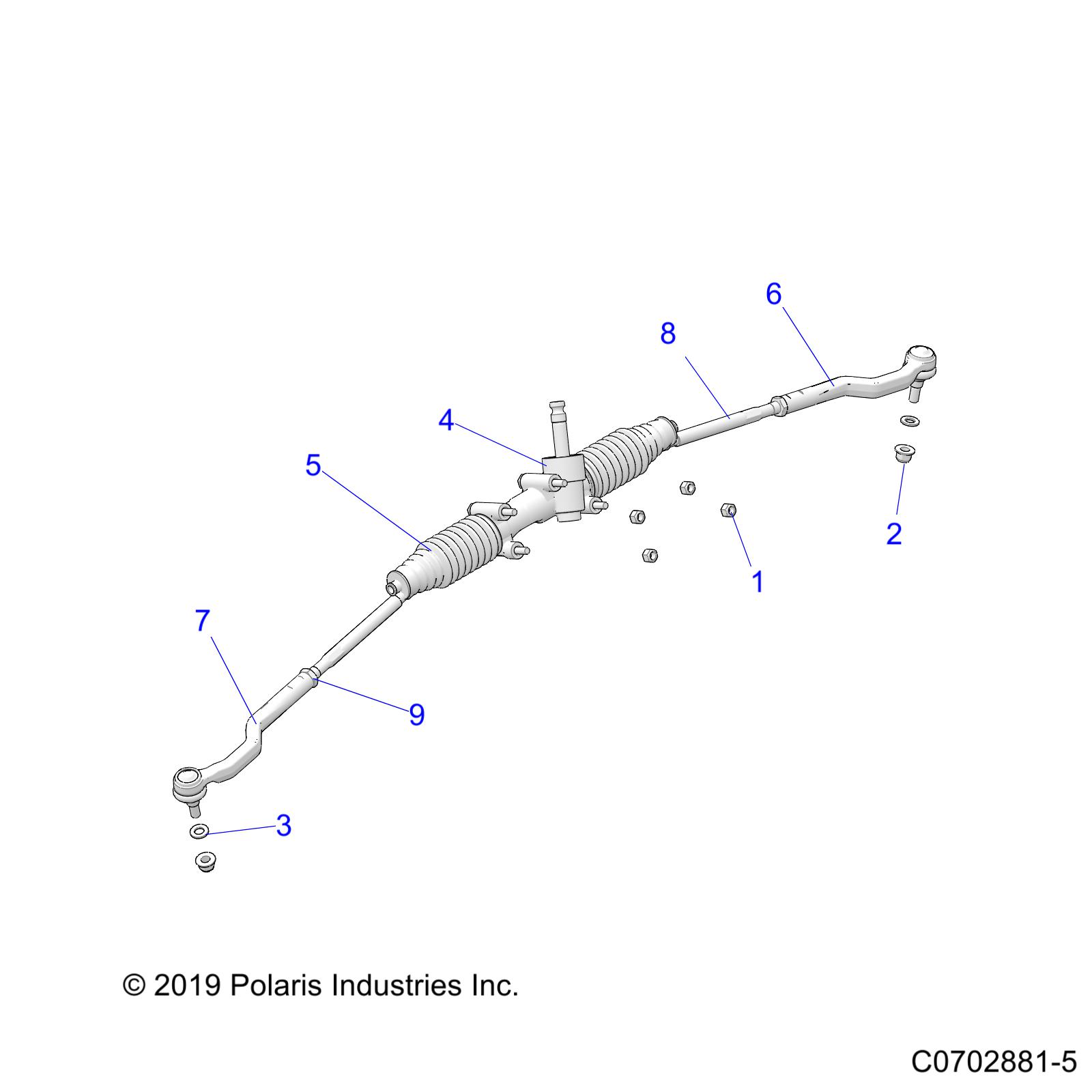 STEERING, GEAR BOX - Z21RAC92BF (C0702881-5)