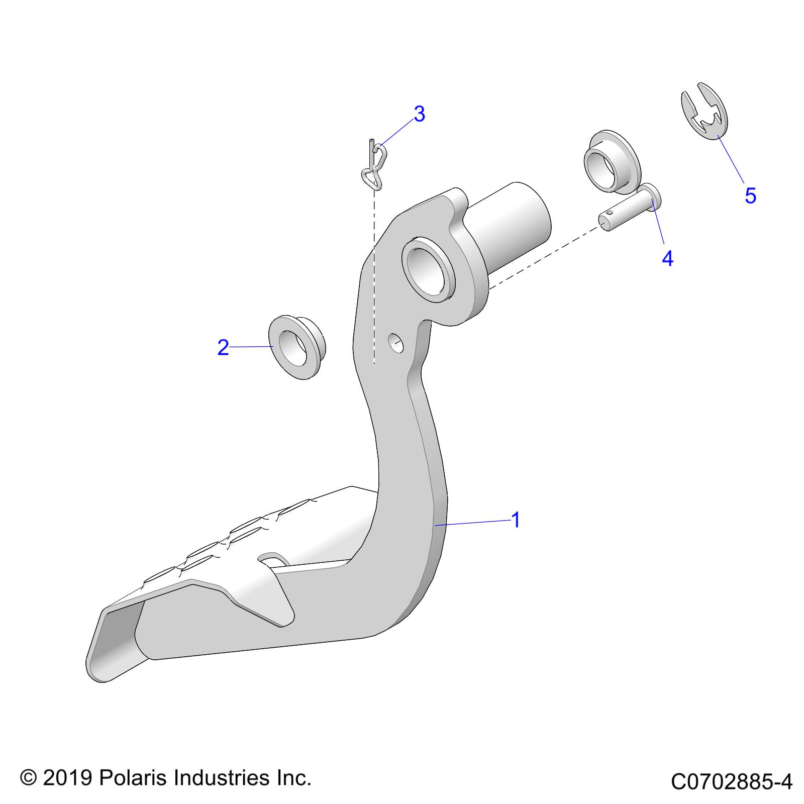 BRAKES, PEDAL - Z20RAB92LR/D92LC/E92LT (C0702885-4)