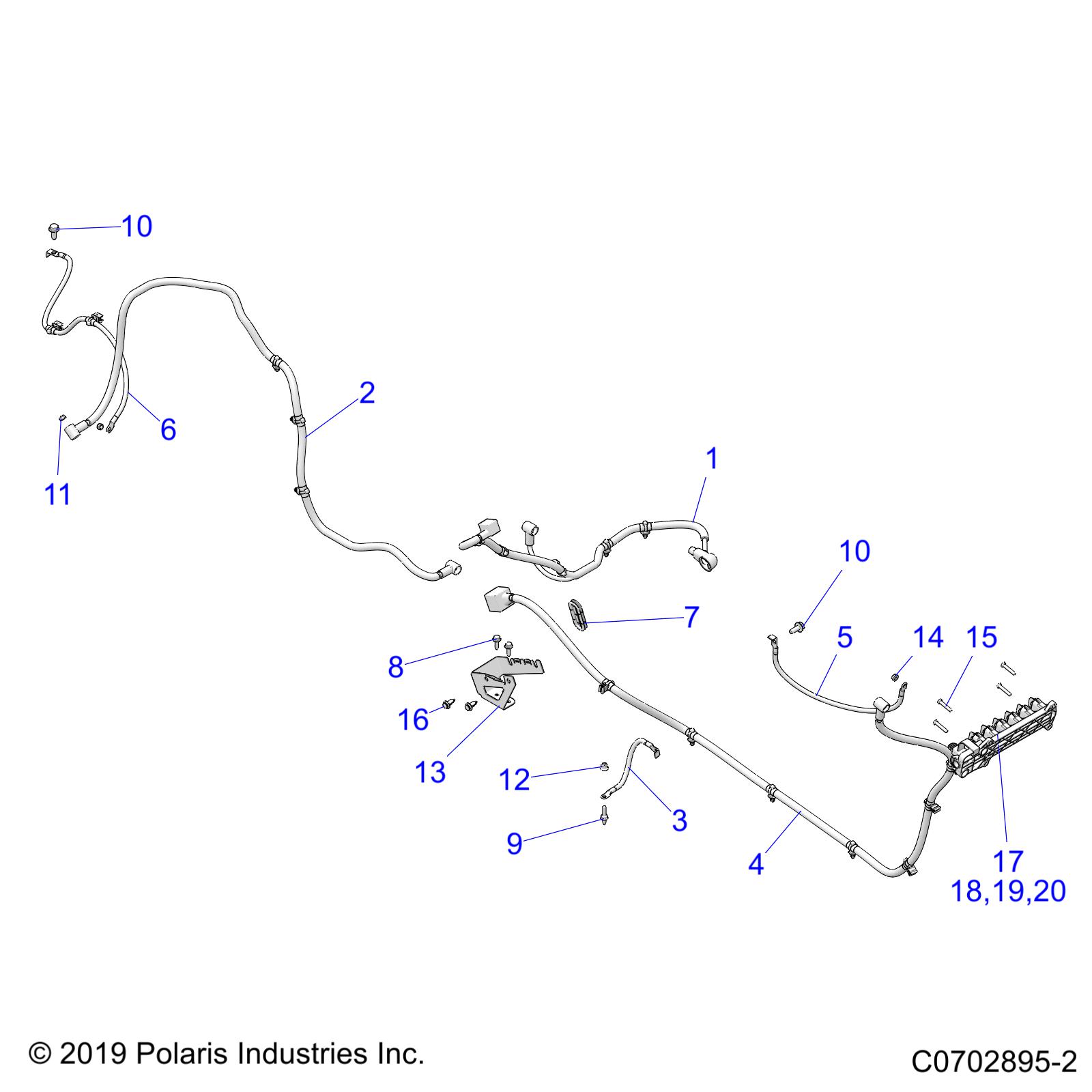 ELECTRICAL, CABLES - Z23R4D92AK/AS/BK/BS (C0702895-2)