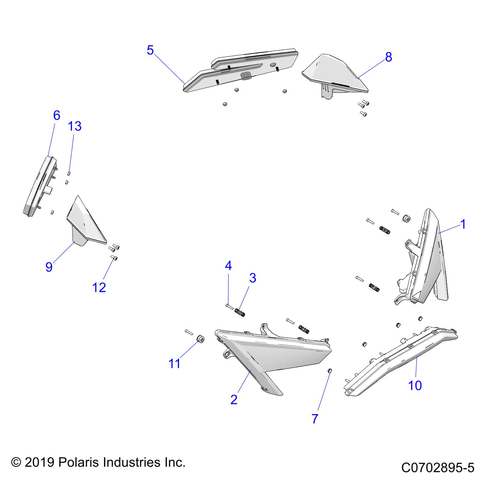 ELECTRICAL, HEADLIGHTS AND TAILLIGHTS - Z22RML2KAL/AP/BK/BL/BP/BT (C0702895-5)