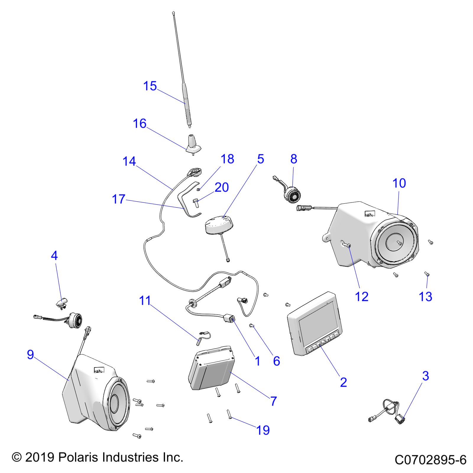 ELECTRICAL, OPTION, AUDIO - Z23RAD92AK/BK/AS/BS (C0702895-6)