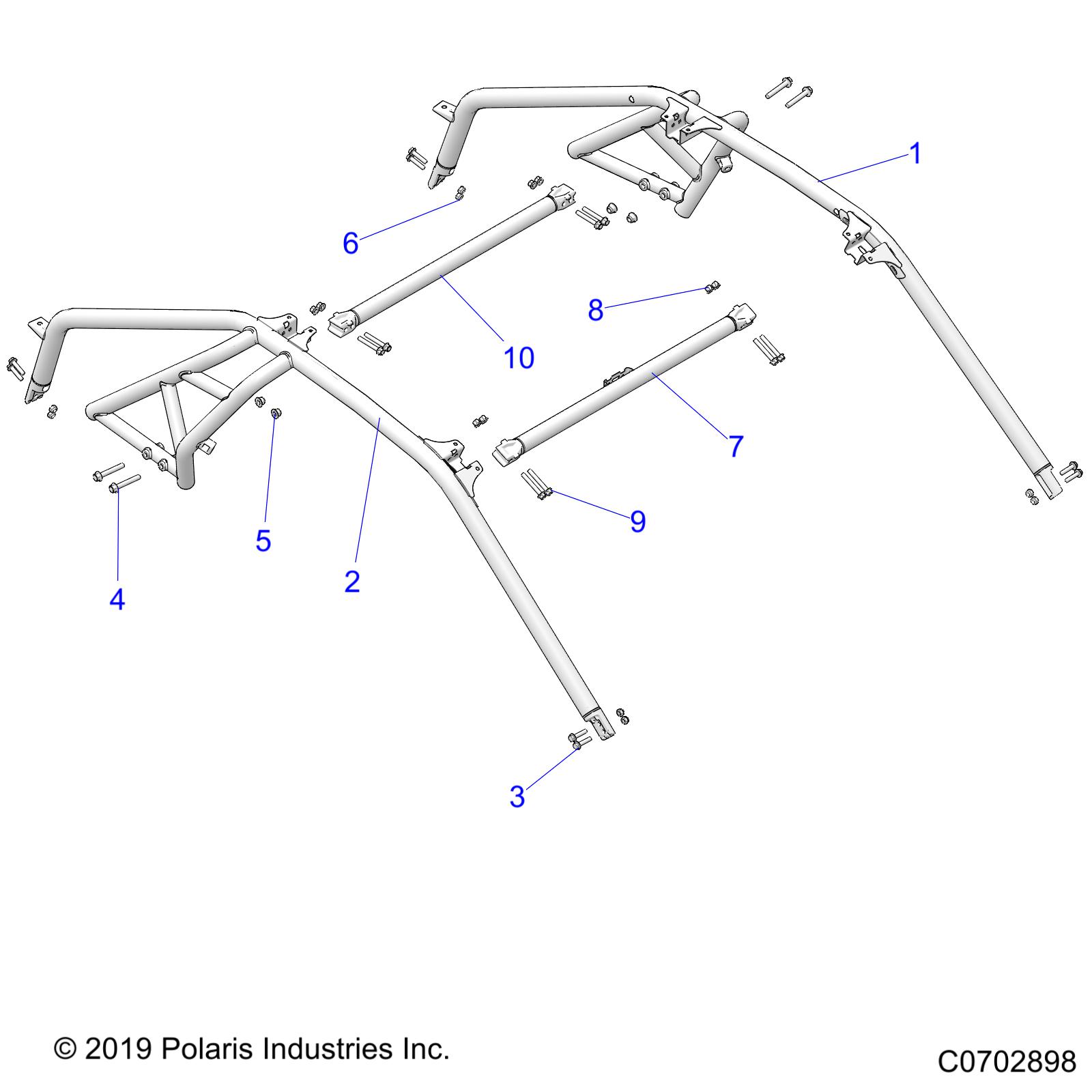 CHASSIS, CAB FRAME -Z23RAD92AK/BK/AS/BS (C0702898)